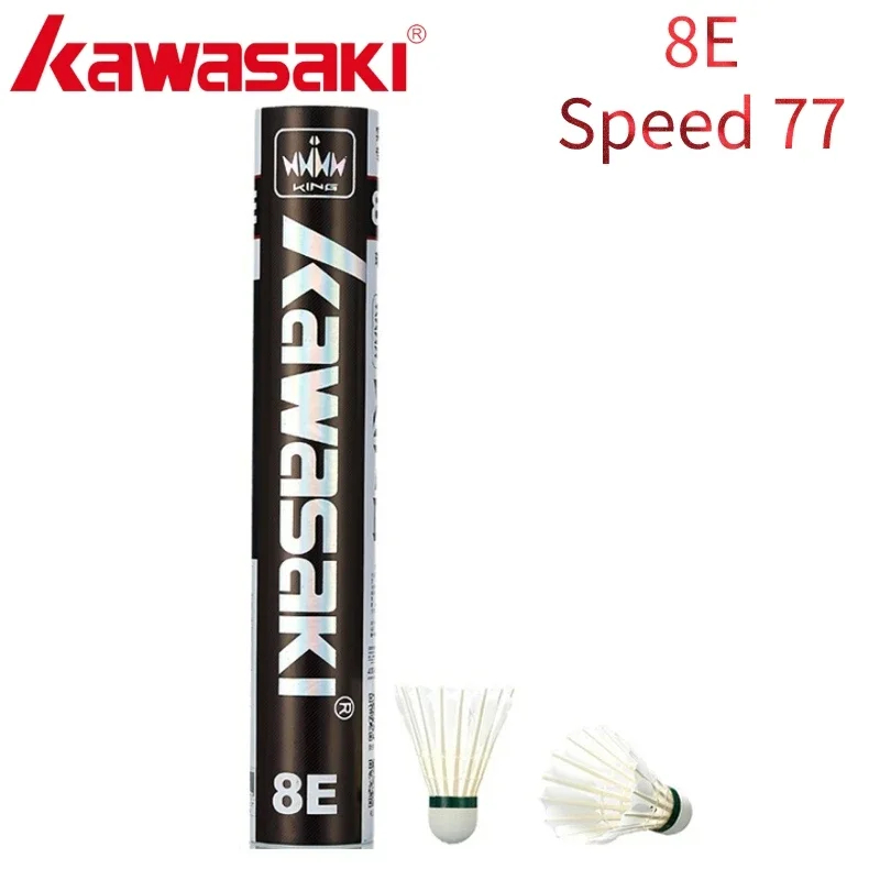 Badminton Event - Kawasaki Feather Shuttlecock 8E Professional Indoor