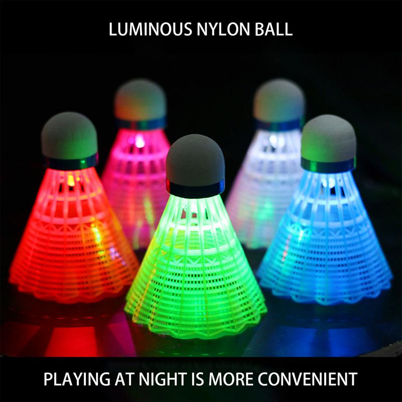 Badminton Event - 3/4pcs Lighting Badminton Dark Night Colorful