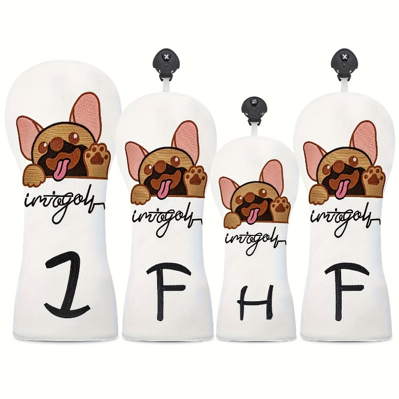 Badminton Club - 1pc Puppy Golf Club Cover -