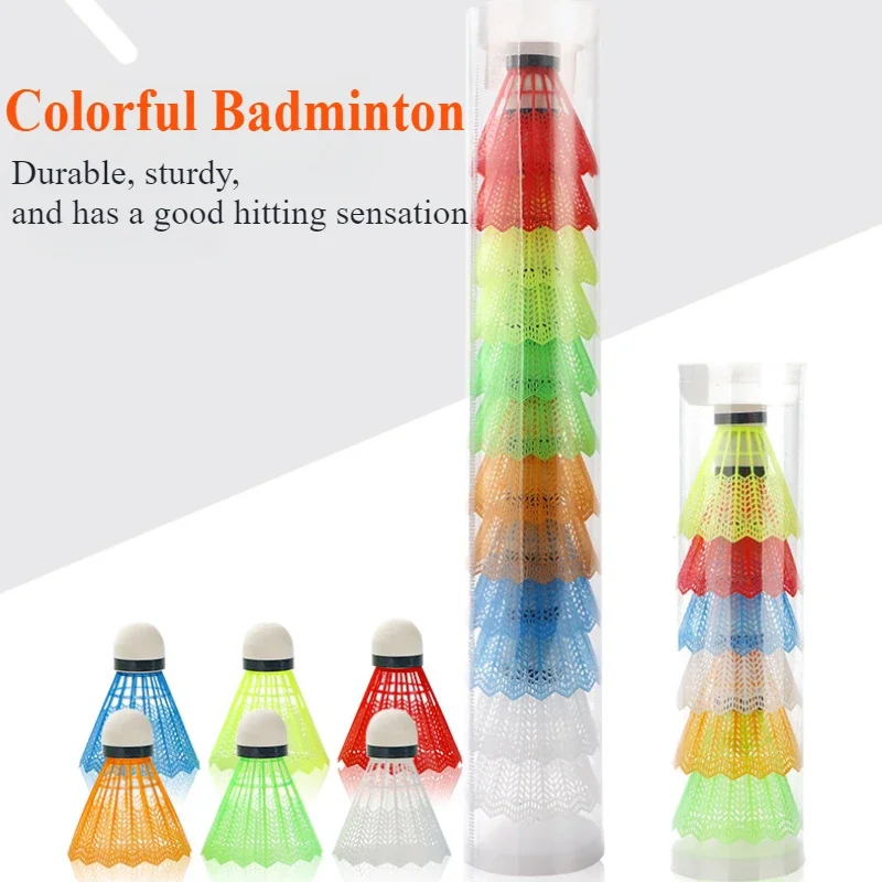 Badminton Event - 12 Pcs/Set Colorful Shuttlecocks Badminton Foam