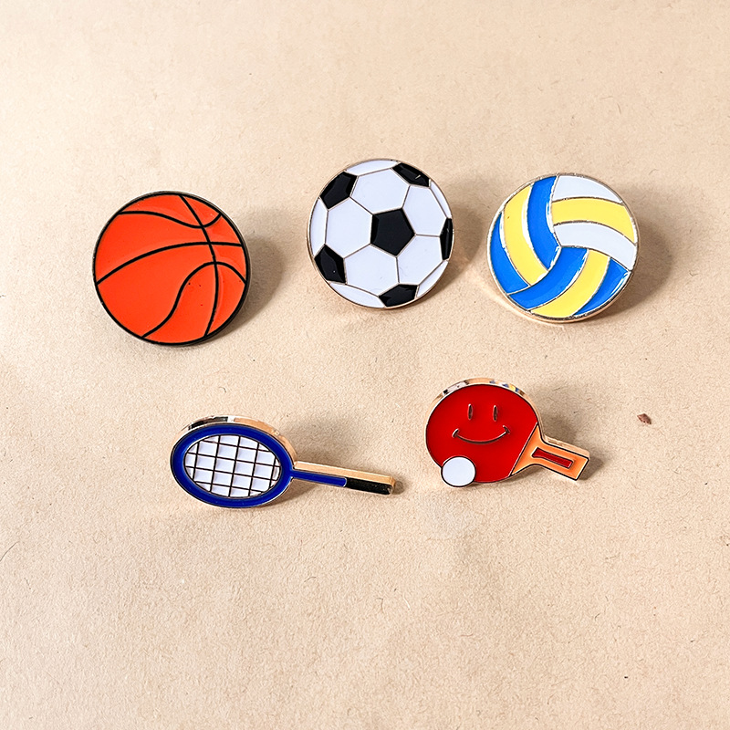 Cartoon Sports Ball Brooches S - Badminton Icon ulasan dan harga