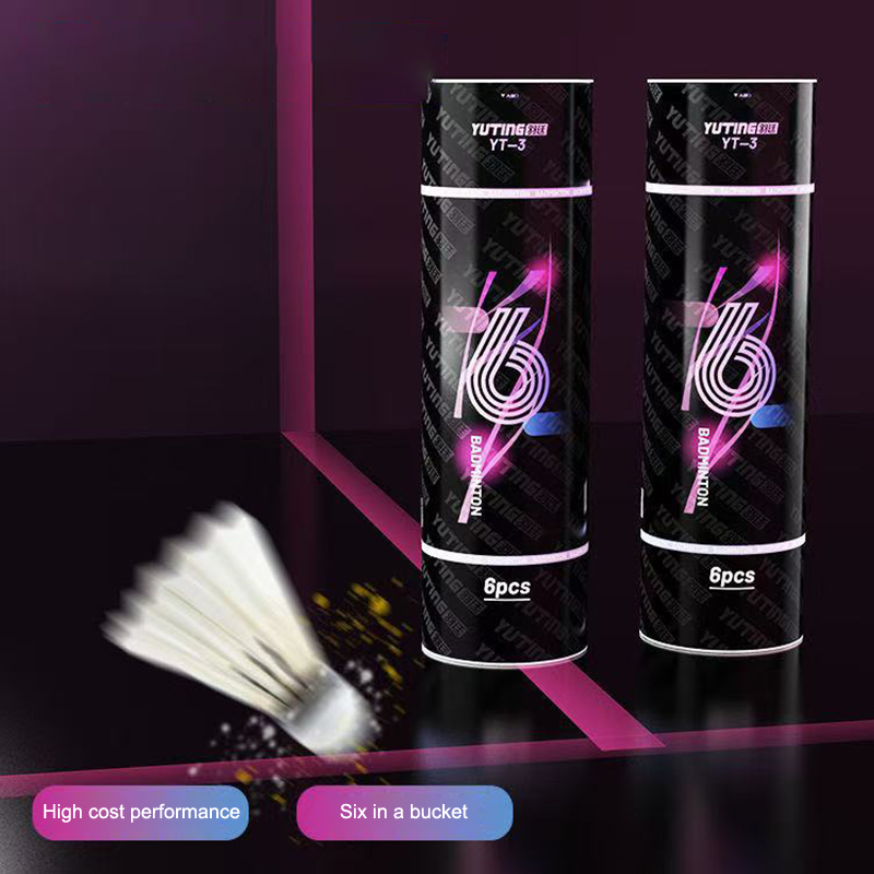 3/6Pcs White Goose Feather Bad - Badminton Event ulasan dan harga
