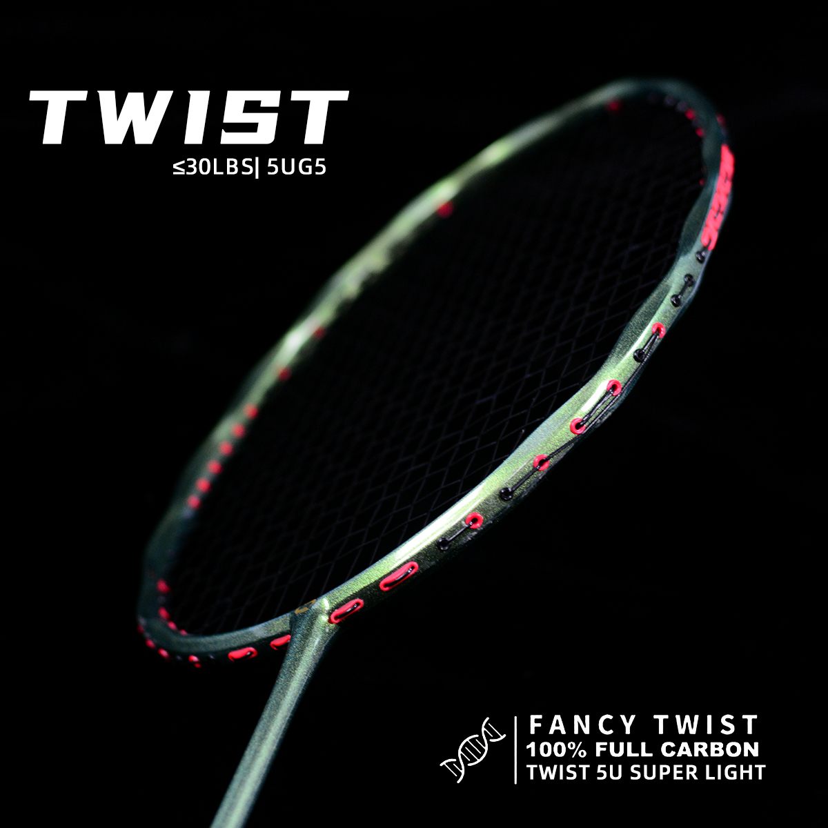 TWIST 100% Full Carbon Fiber B - Badminton Yonex Nanoflare ulasan dan harga