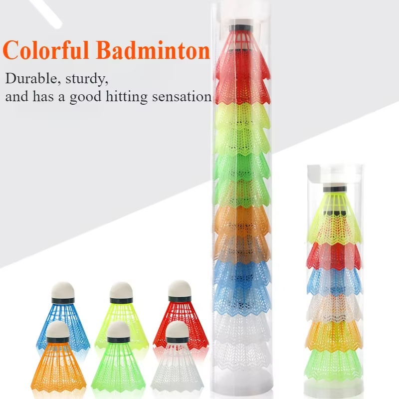 12Pcs Colorful Plastic Badmint - Badminton Event ulasan dan harga