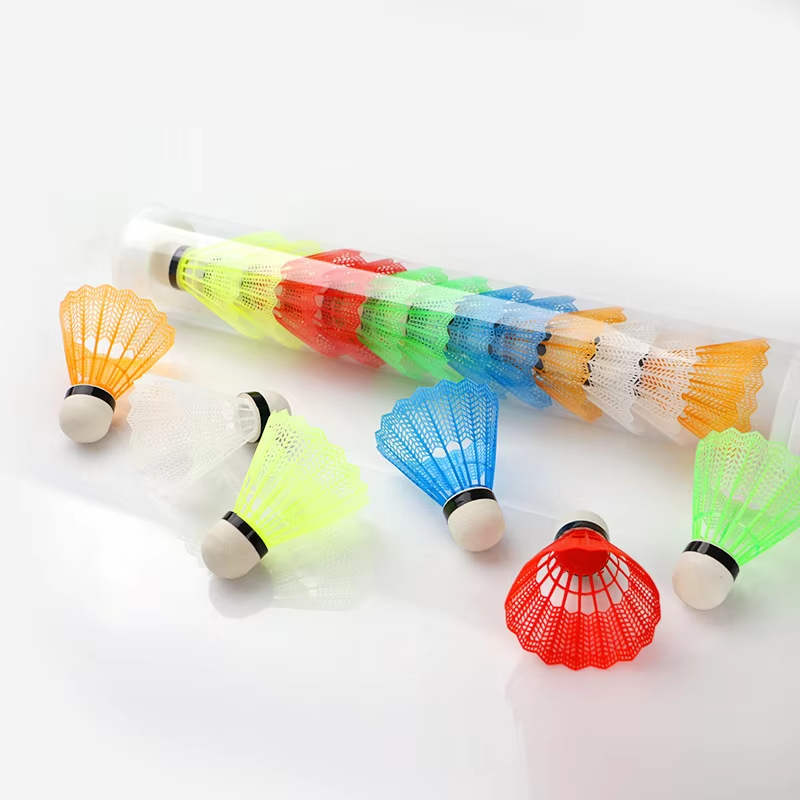 12Pcs Colorful Plastic Badmint - Badminton Event ulasan dan harga