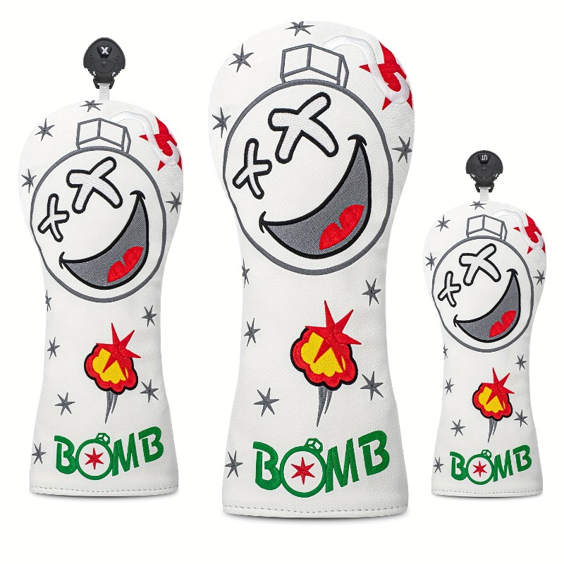 Golf Club Head Cover - White,  - Badminton Club ulasan dan harga