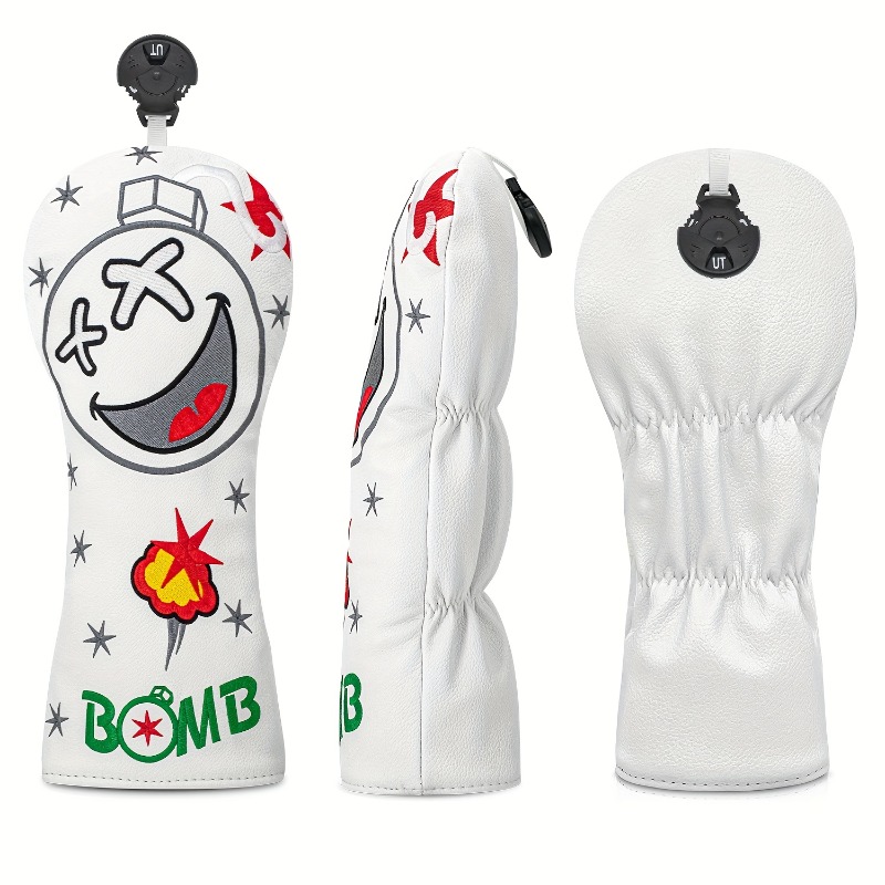 Golf Club Head Cover - White,  - Badminton Club ulasan dan harga
