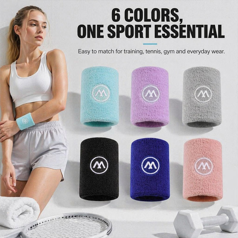 1 Pair of Sweat-Absorbent and  - Wristband Pair Sweat ulasan dan harga