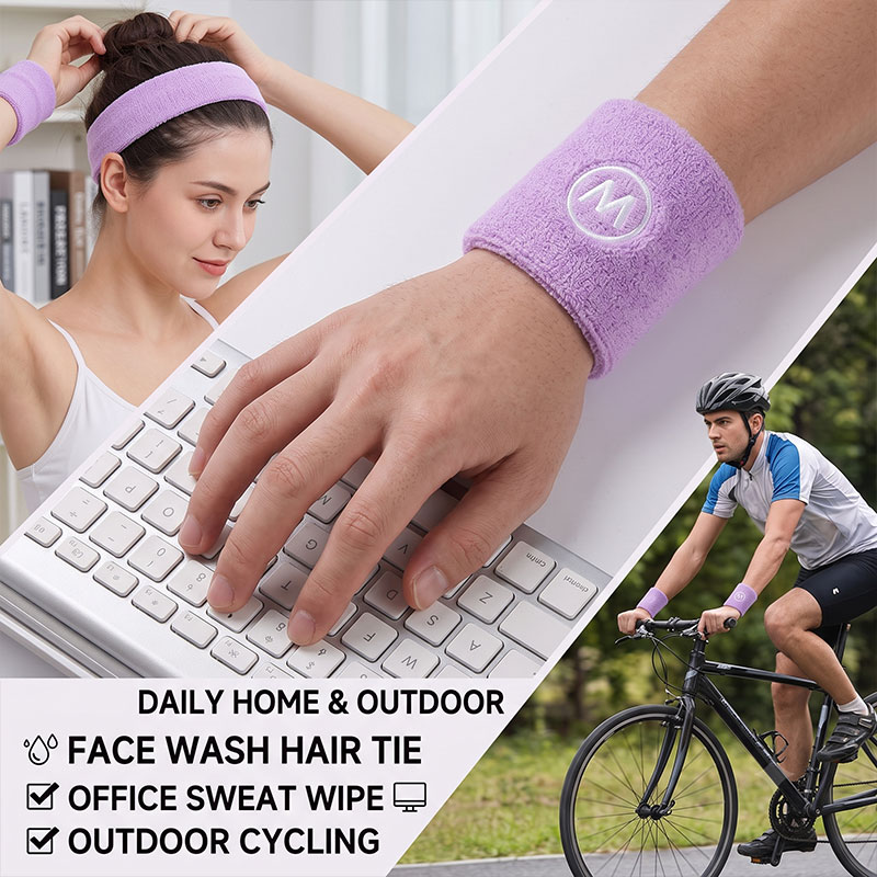 1 Pair of Sweat-Absorbent and  - Wristband Pair Sweat ulasan dan harga