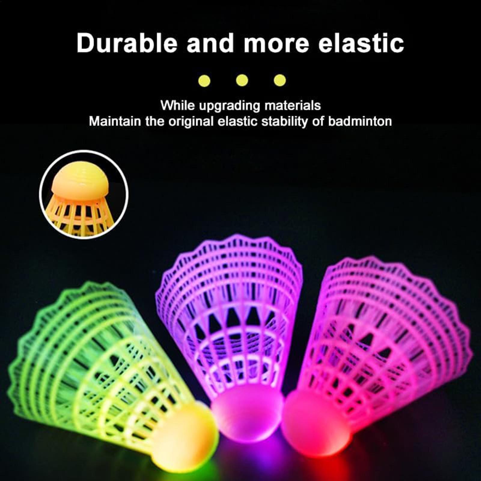 3pcs LED Badminton Shuttlecock - Badminton Event ulasan dan harga
