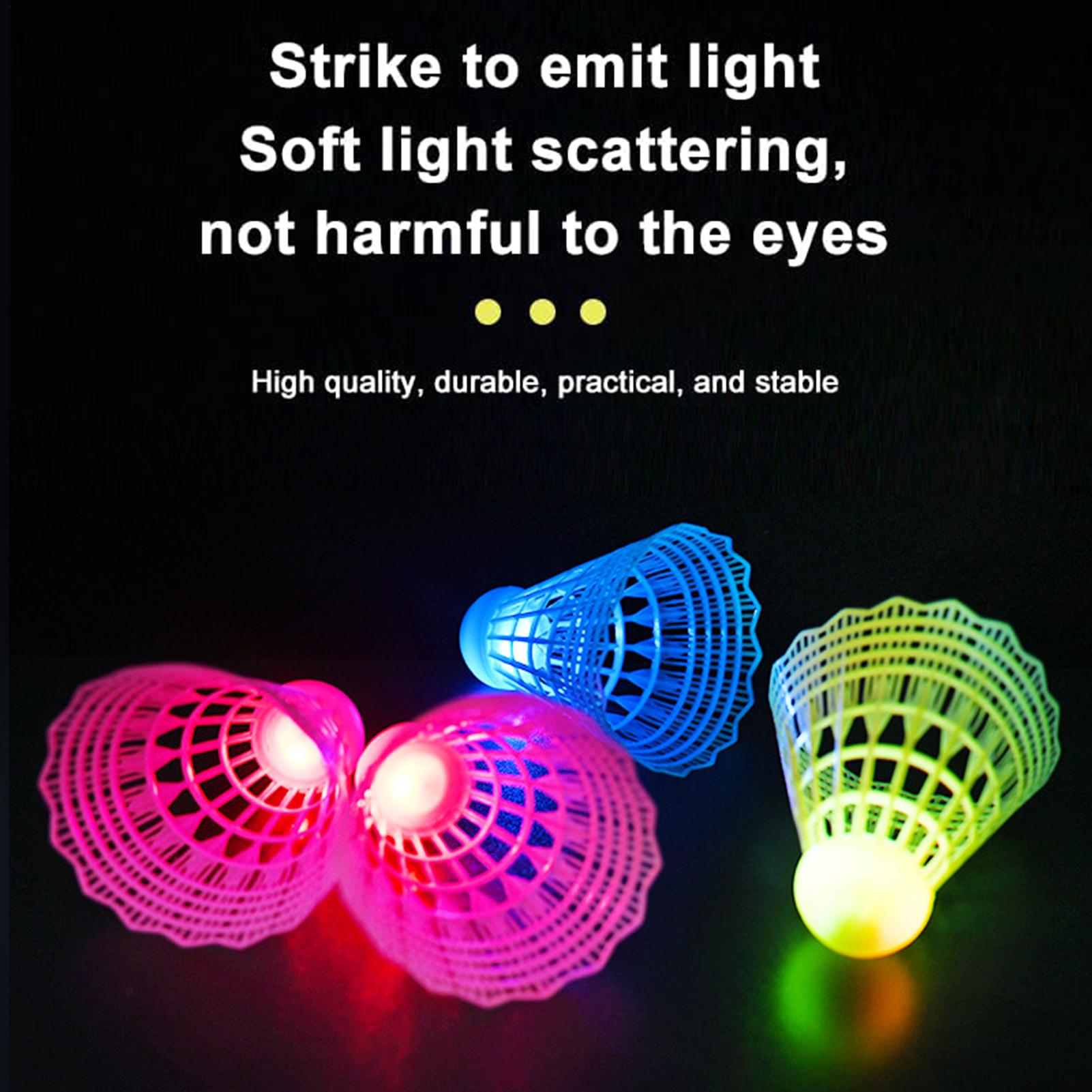 3pcs LED Badminton Shuttlecock - Badminton Event ulasan dan harga