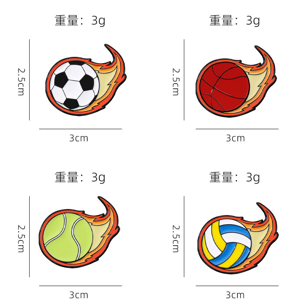 New Cute Hot Fire Football Bas - Badminton Icon ulasan dan harga