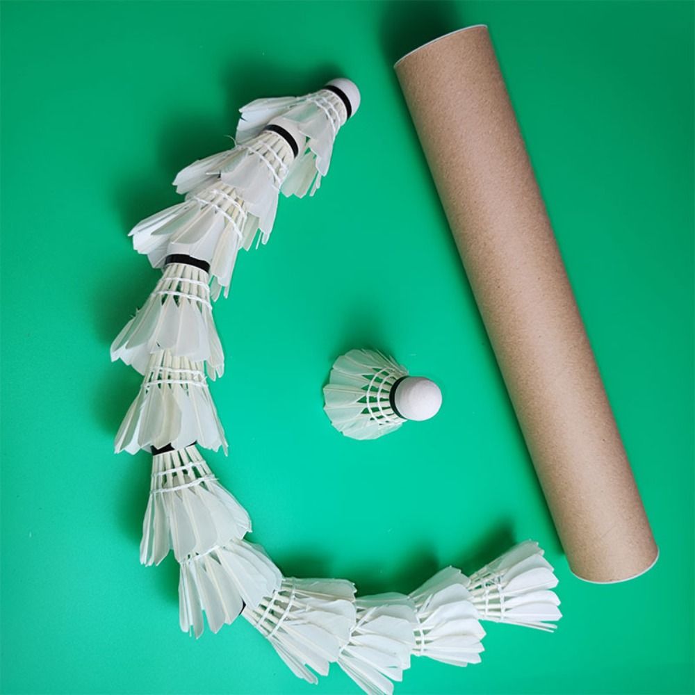 3/6/12Pcs New White Badminton  - Badminton Event ulasan dan harga